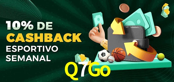 10% de bônus de cashback na Q7Go