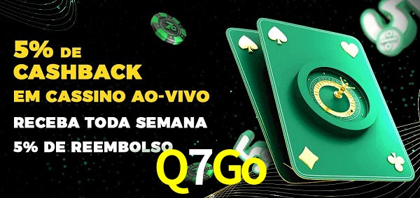 Promoções do cassino ao Vivo Q7Go